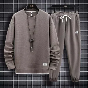 Men's 2 Piece Set Sweatshirt Sweatpants Set Mens Sports Suit Tracksuit