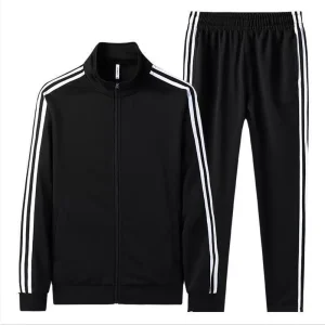 Men's Tracksuit Sets Suit Jacket + Pants 2pcs Set Sport Suits Casual Sportswear