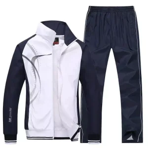 Men Sportswear New Spring Autumn Tracksuit 2 Piece Sets Sports Suit Jacket+pant